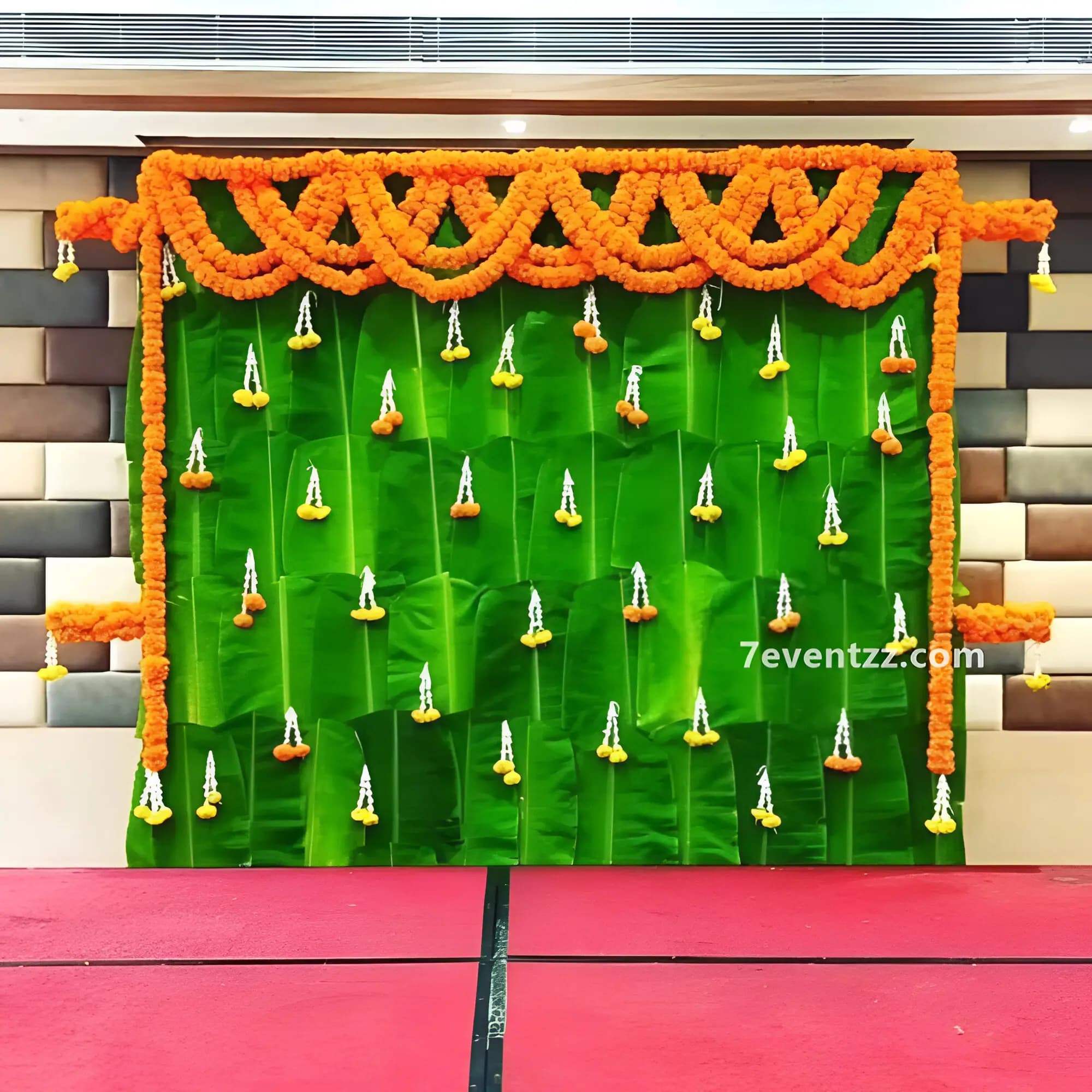 Green Leaves Backdrop Decoration