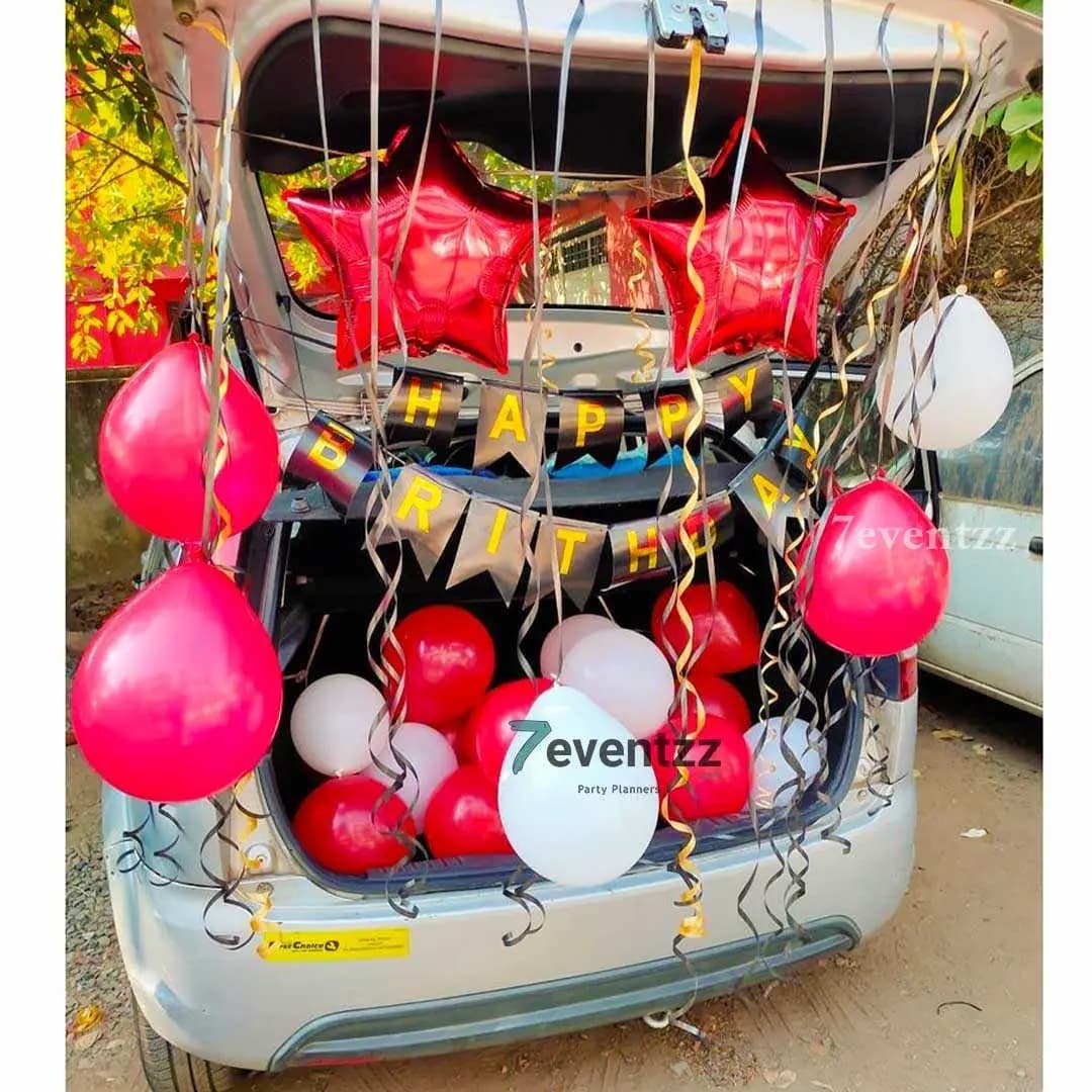 Car Dikki Decor For Birthday