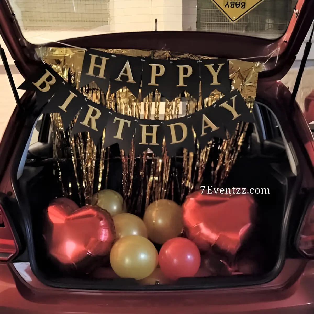 Romantic Car Trunk