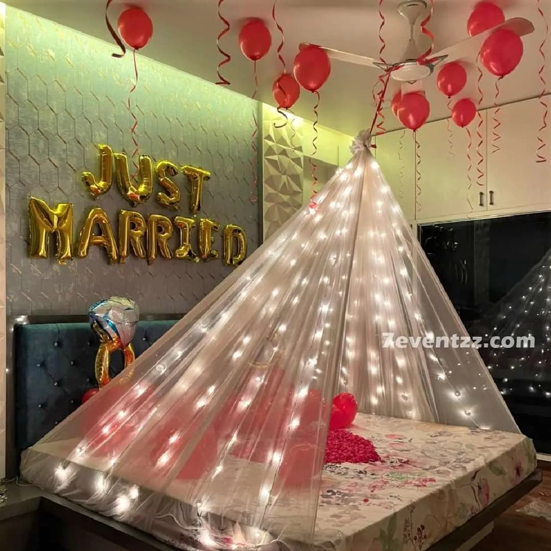 1st Night Bed Decoration