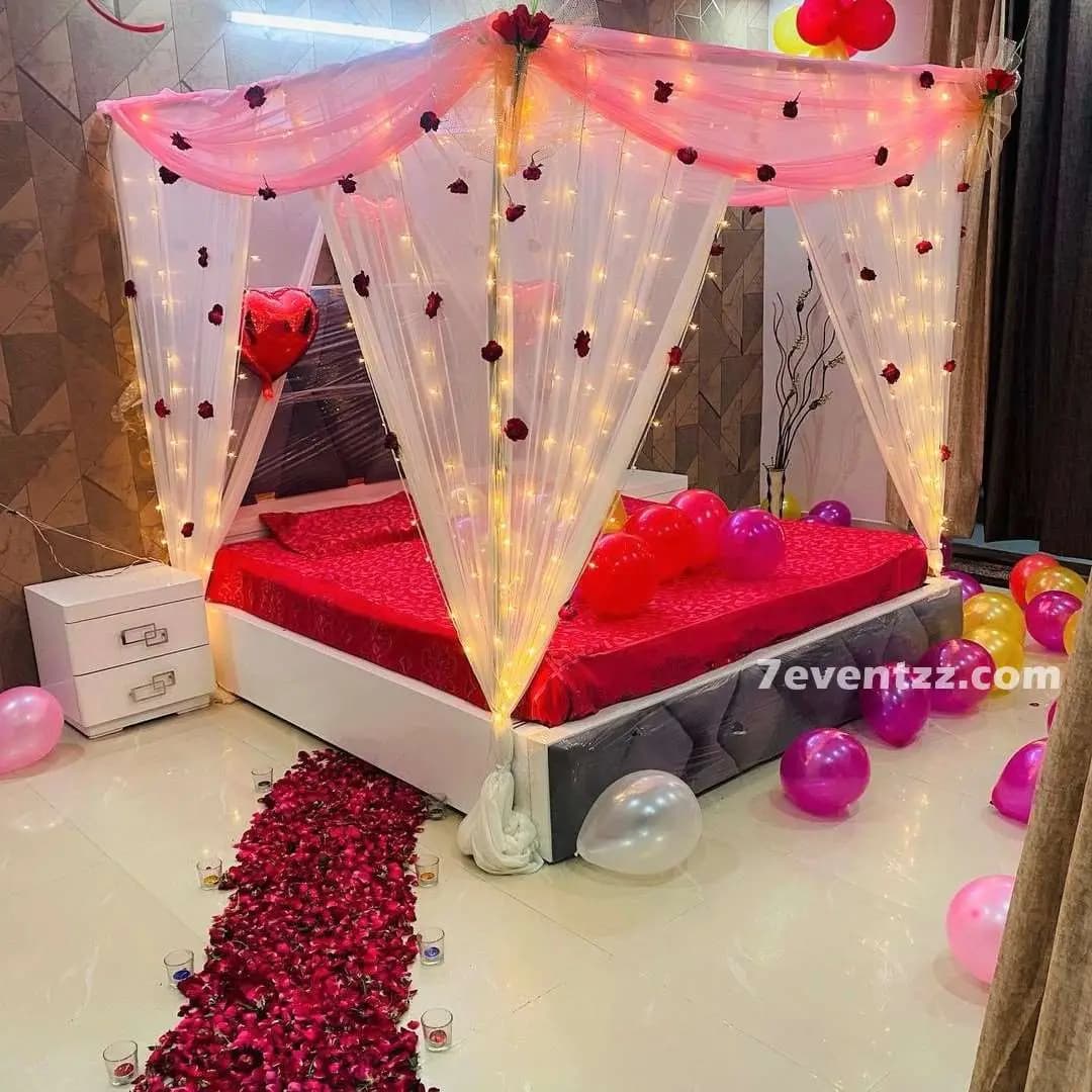 Suhagrat Room Decoration