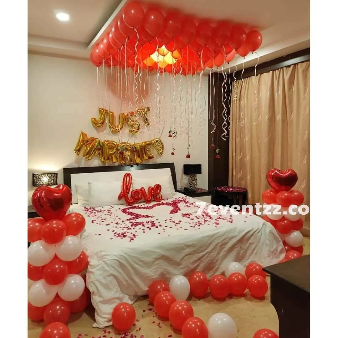 Wedding Night Room Setup