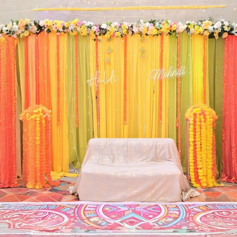BEST SELLER Haldi And Mehndi Setup At Home