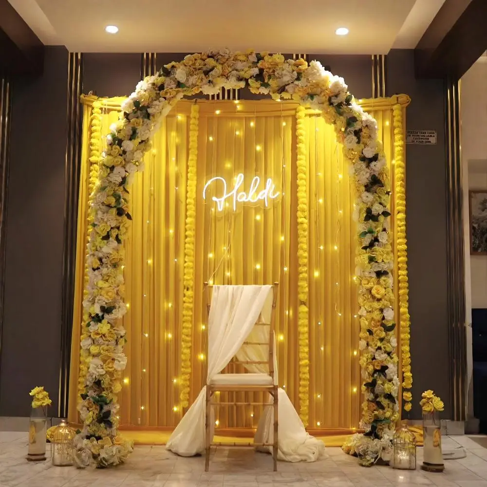 NEWLY ADDED Haldi Ceremony Indoor Setup