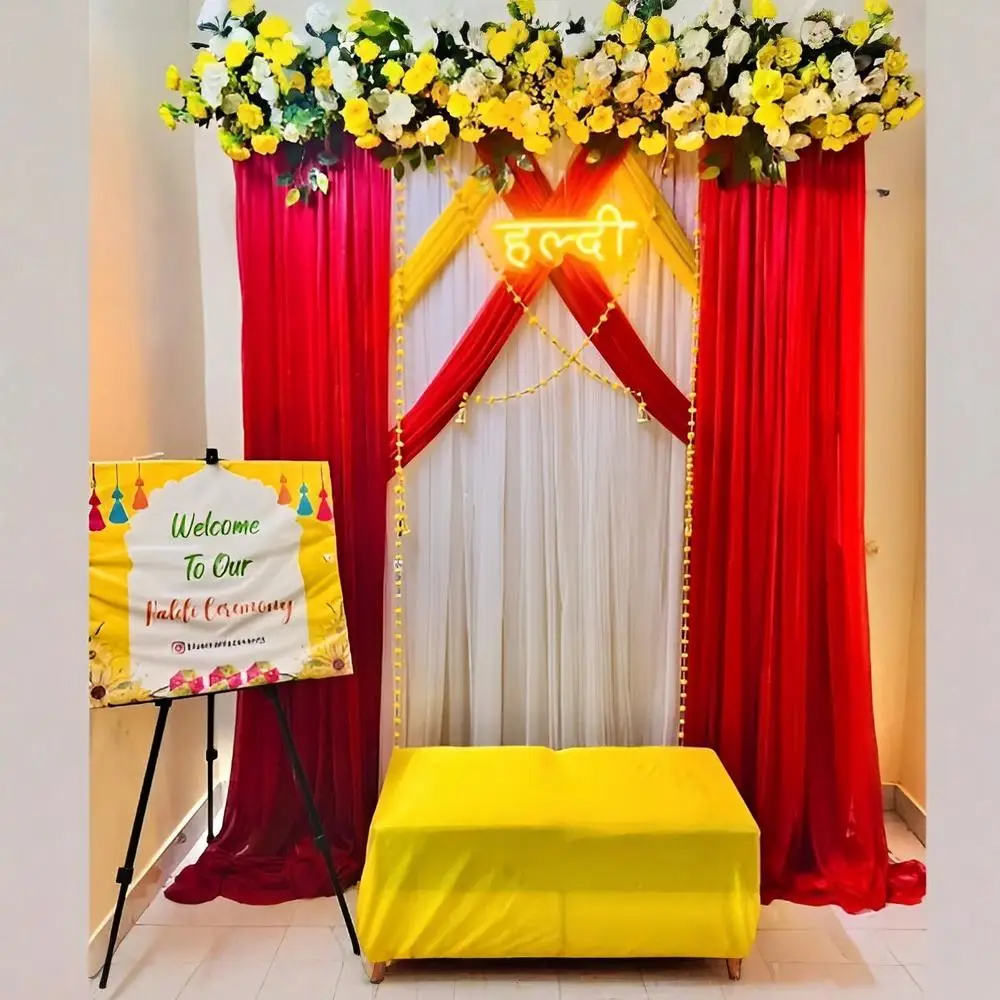 NEWLY ADDED Indoor Haldi Setup