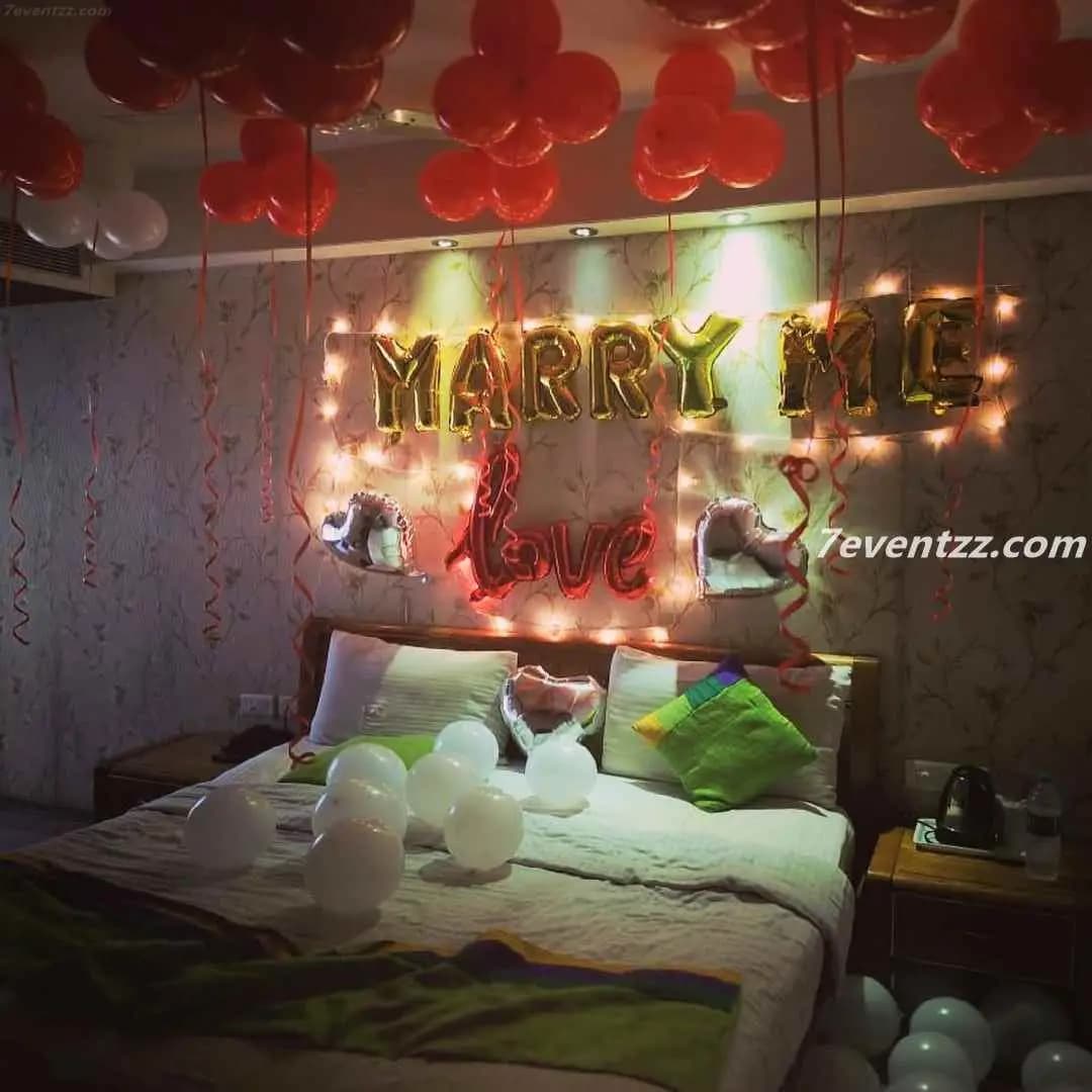 Balloon Proposal Room Decoration