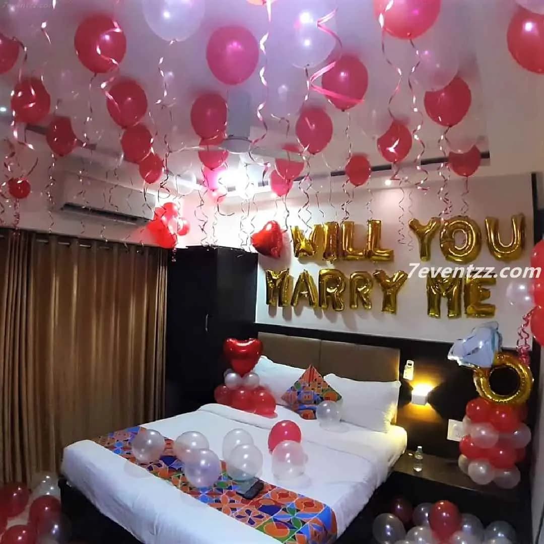 Hotel Room Proposal Decoration