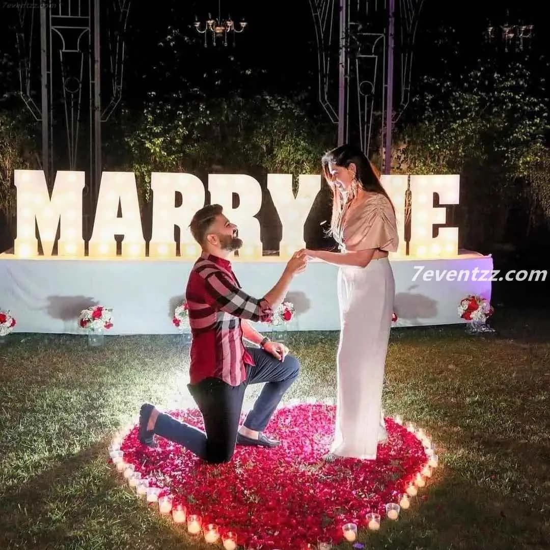 Marry Me Surprise Decoration