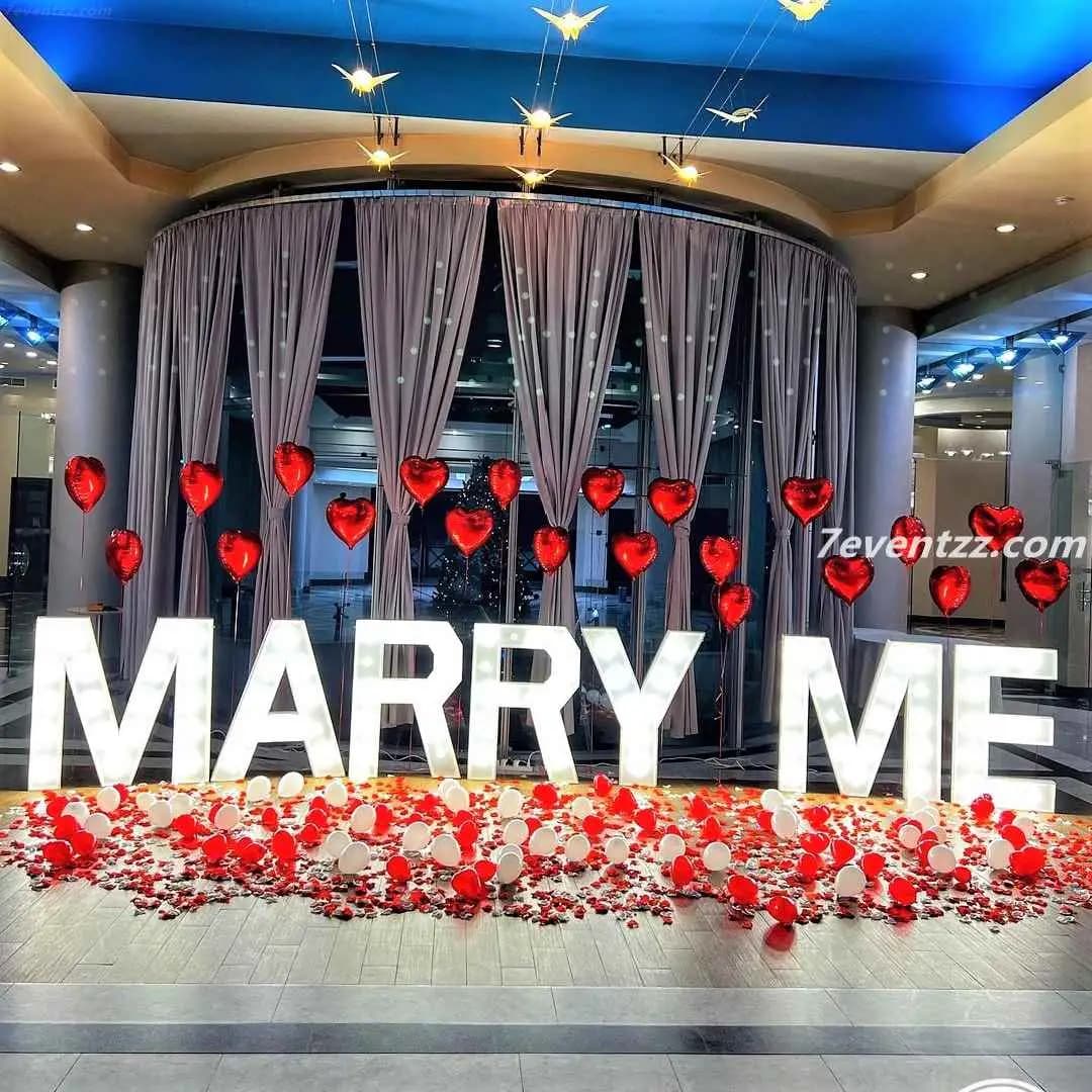 Wedding Proposal Setup
