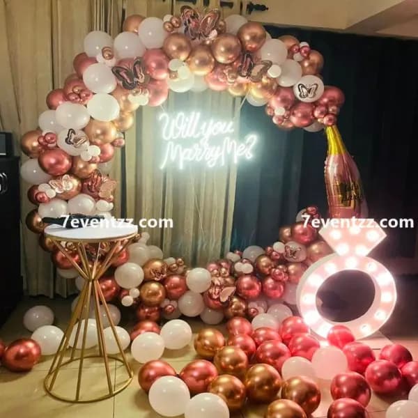 Will You Marry Me Ring Setup