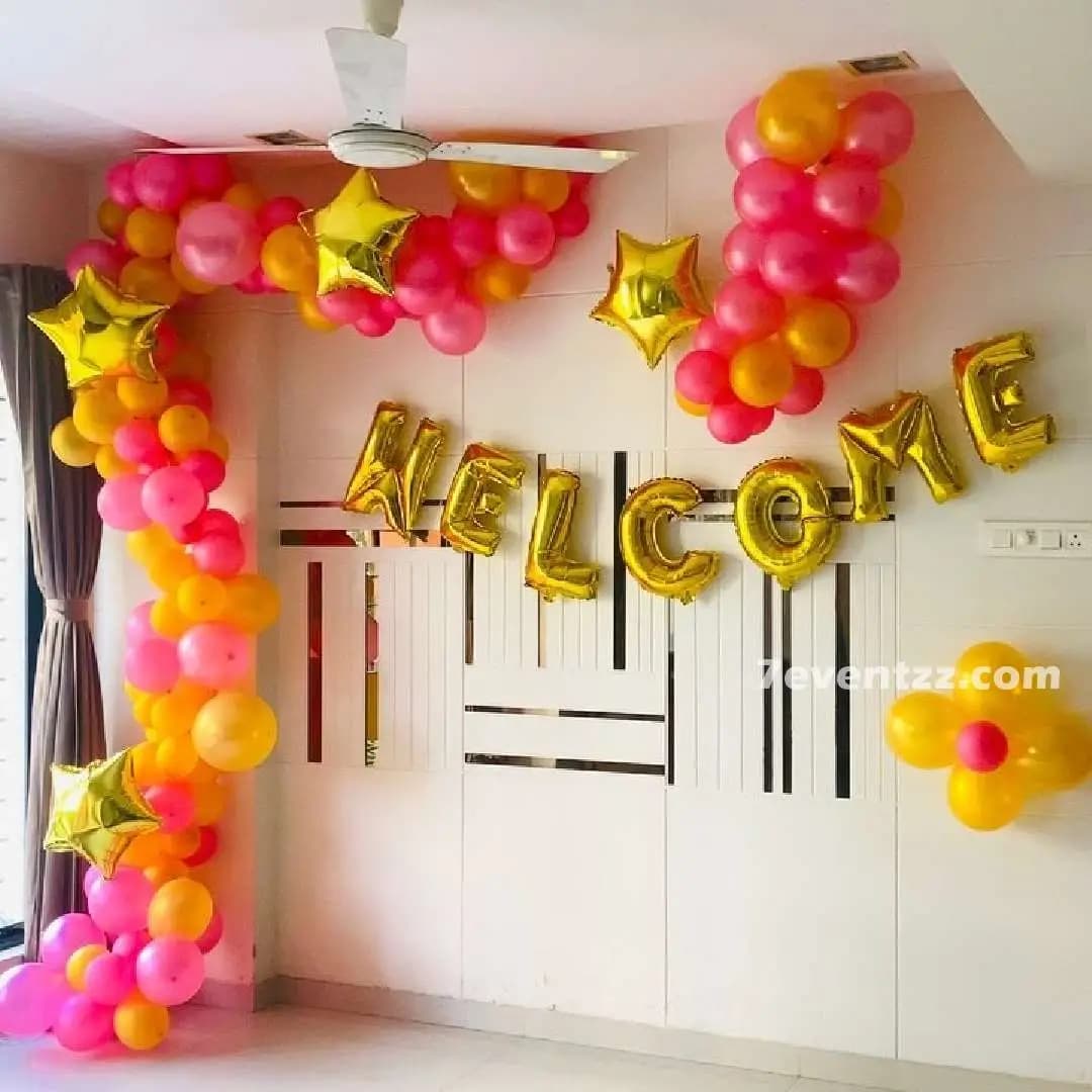 Welcome Balloon Arch Decoration