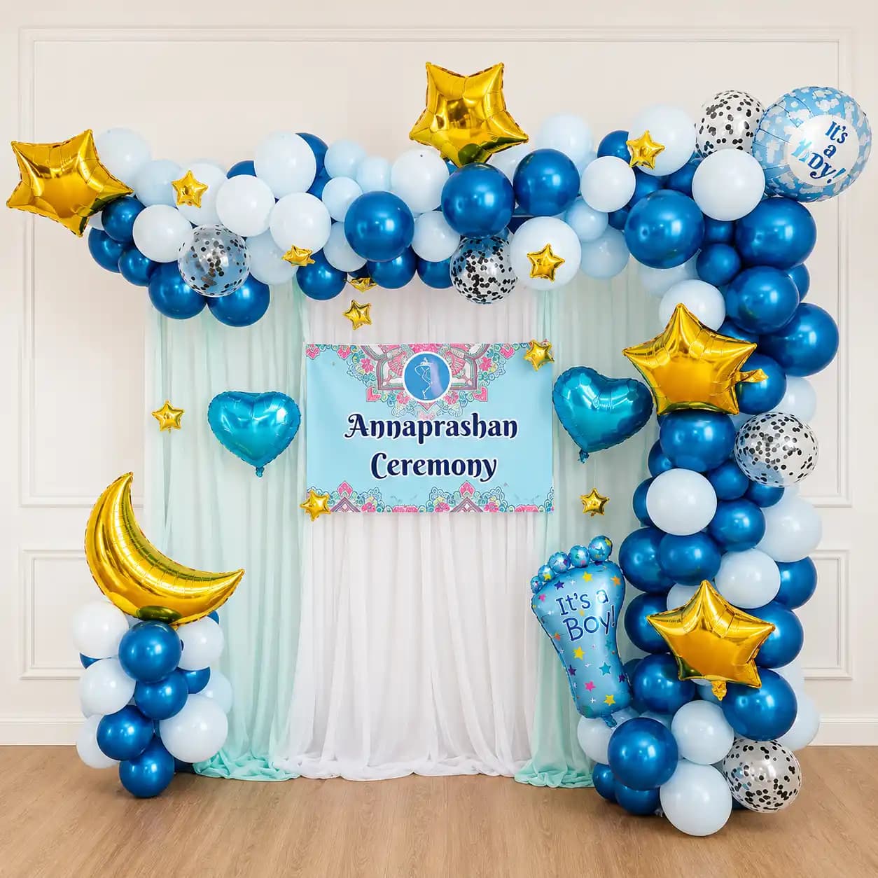 Annaprashan Home Balloon Decoration