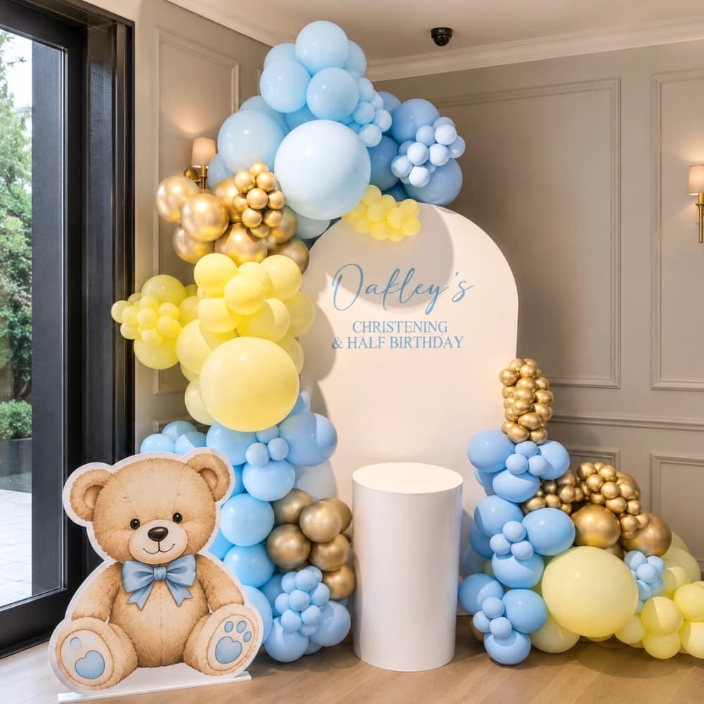 Christening And Half Birthday Decoration