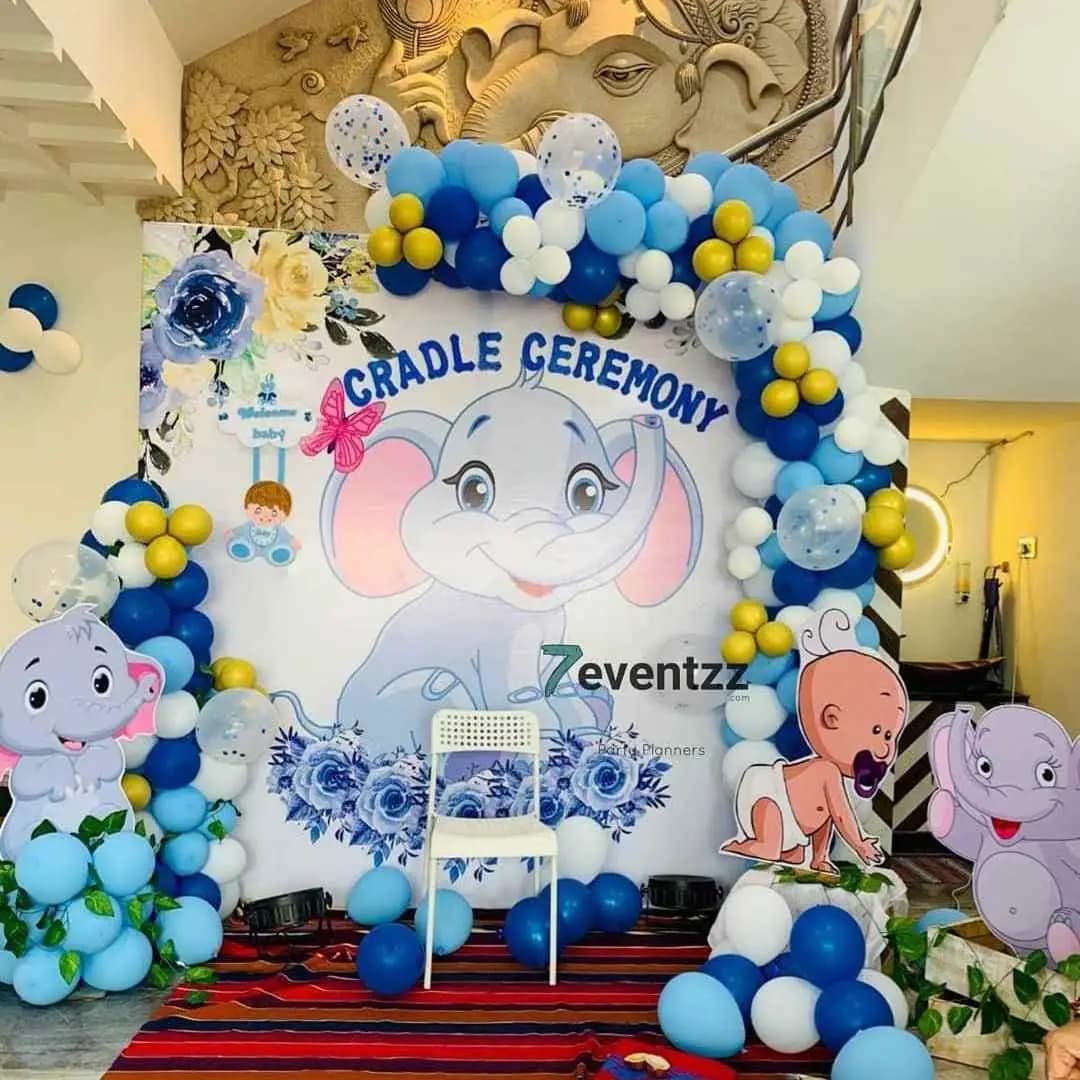 Cradle Ceremony Theme Background