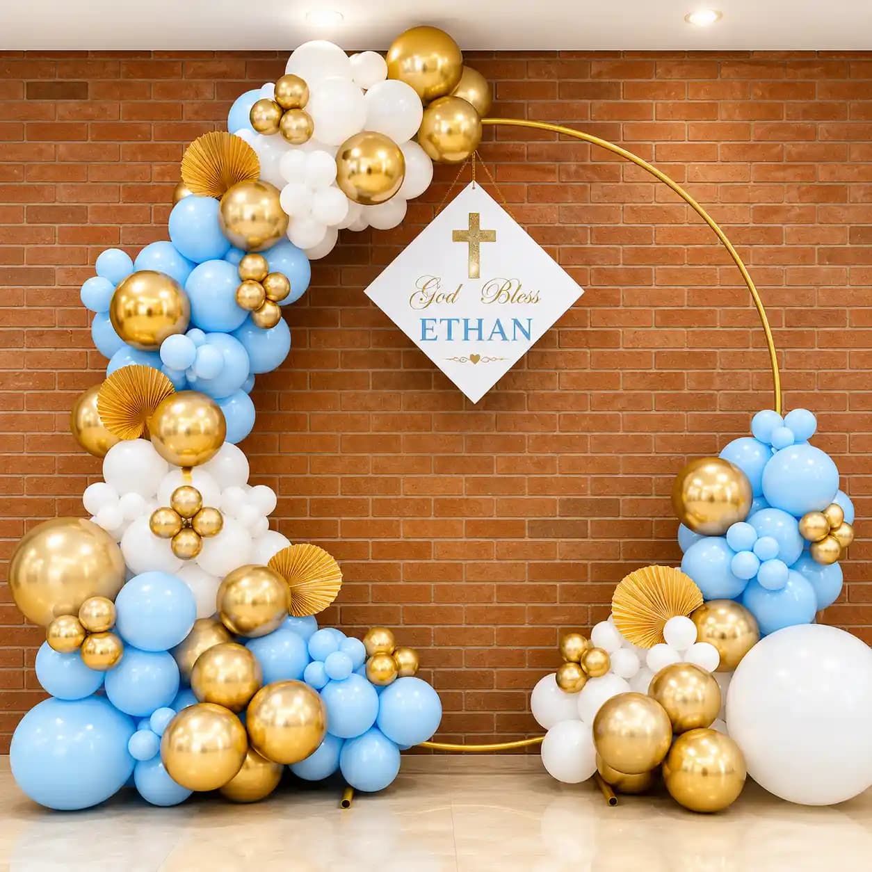 Elegant God Bless Decoration