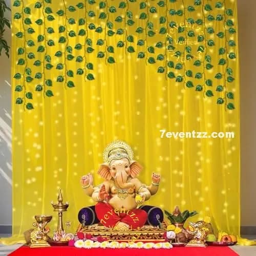 Ganpati Decoration At Home