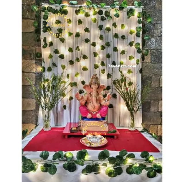 Simple Ganapati Setup At Home