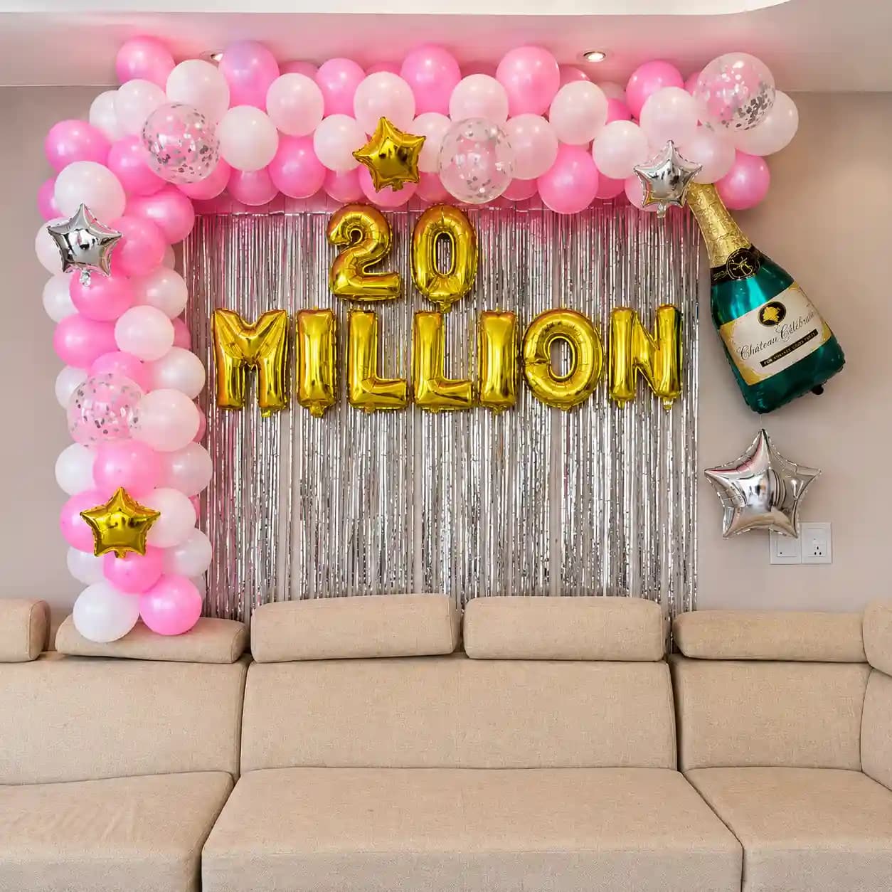 20 Million Celebration Decoration