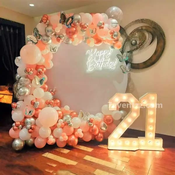 21st Birthday Premium Decoration