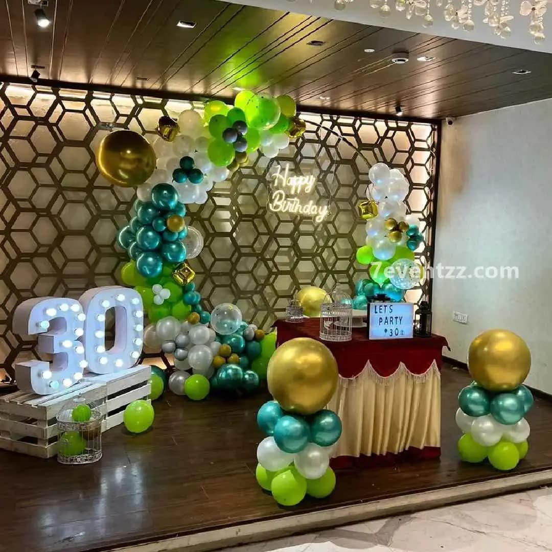30th Birthday Stage Decoration