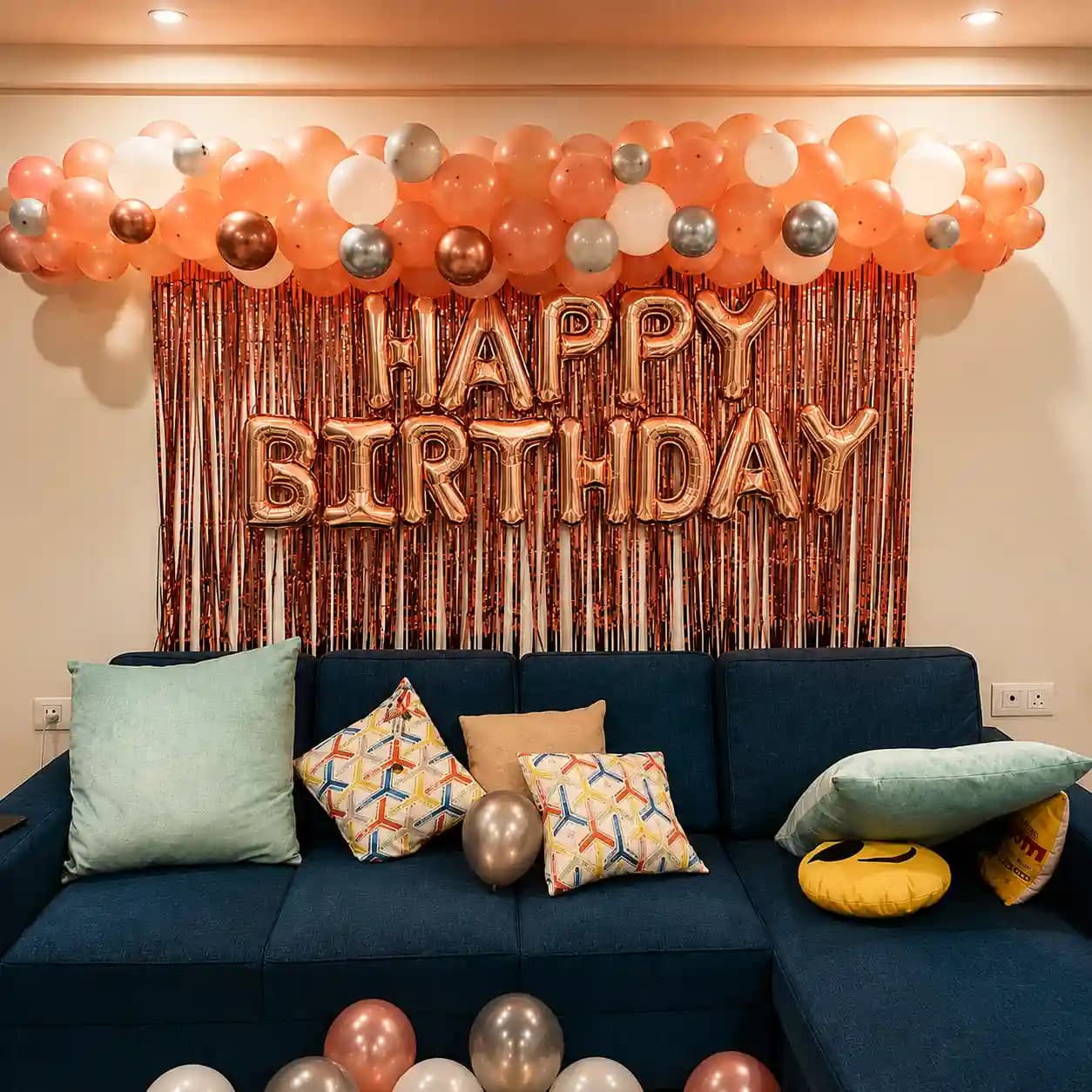 Balloon Decoration in Home
