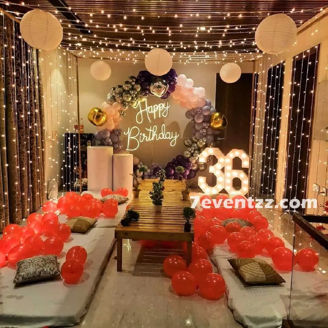 Birthday Terrace Decoration