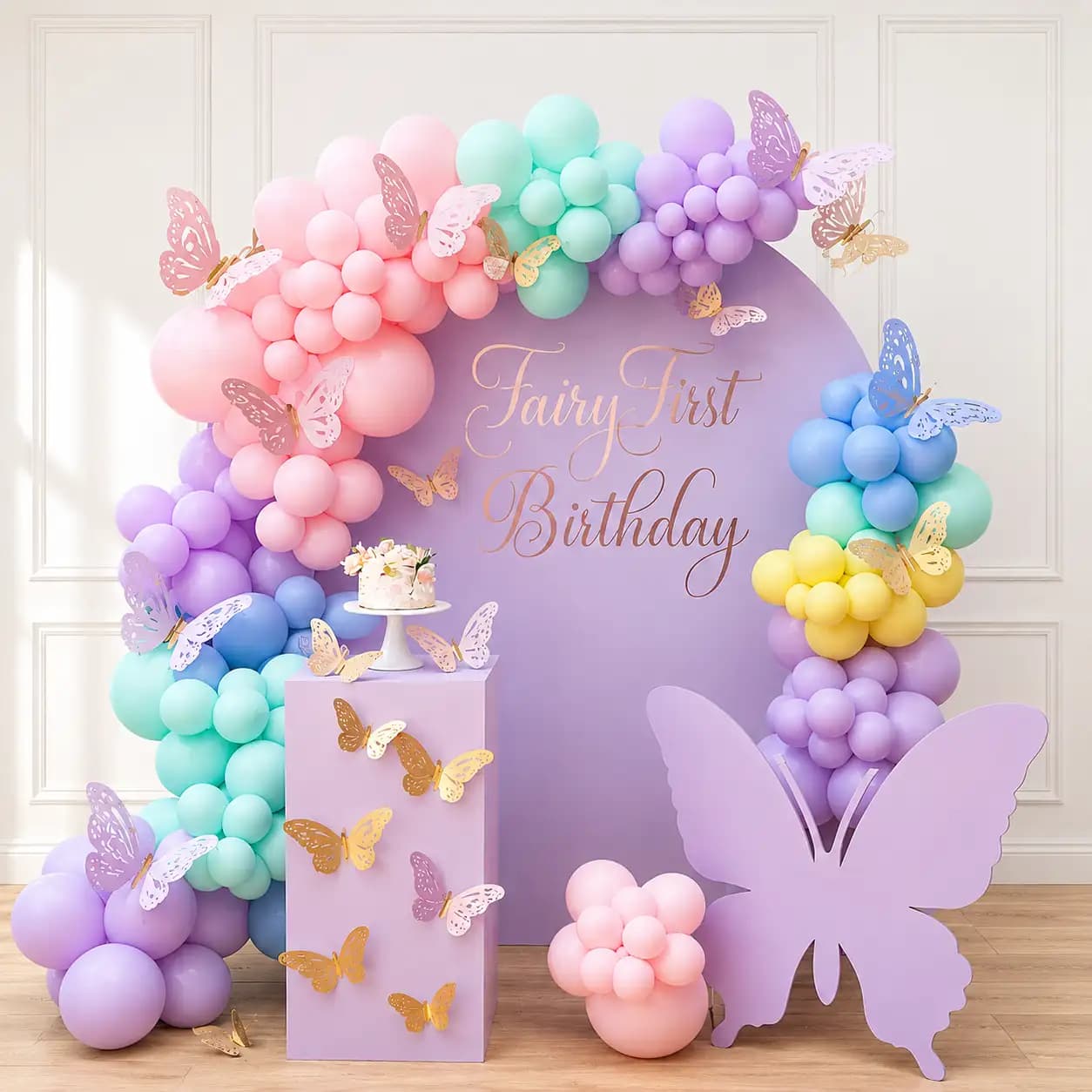 Butterfly Birthday Decoration Premium