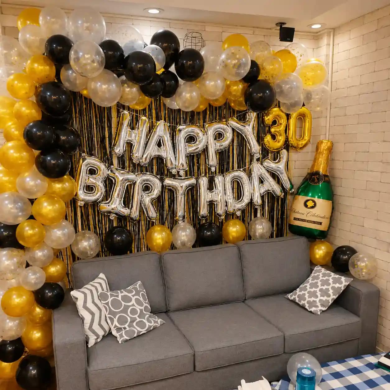 Champagne Bottle Decoration