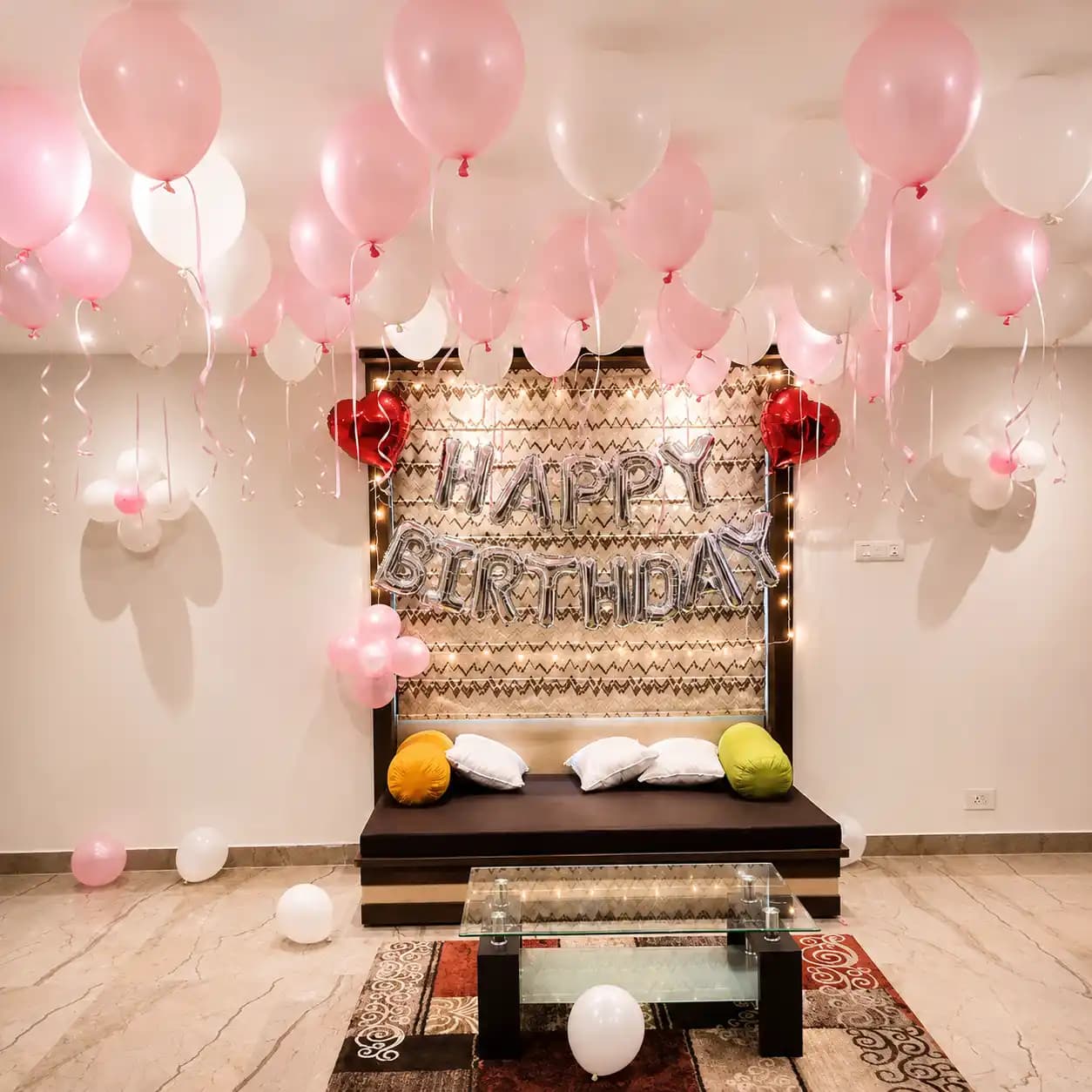 Pink Hall Decoration