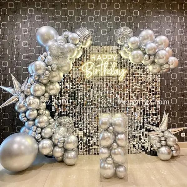 Silver Shimmer Decoration