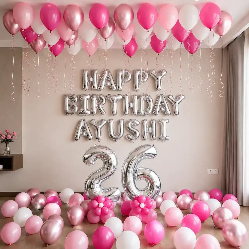 Simple Birthday Decoration at Home
