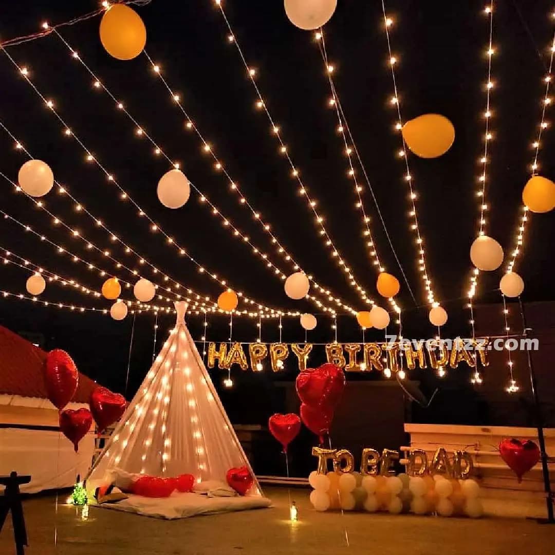 Terrace Tent Decor