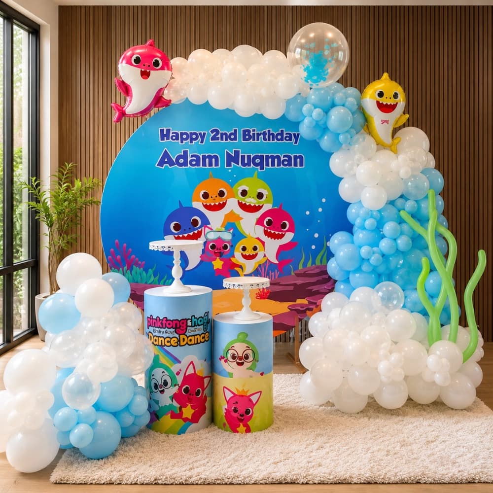 Baby Shark Birthday Decor