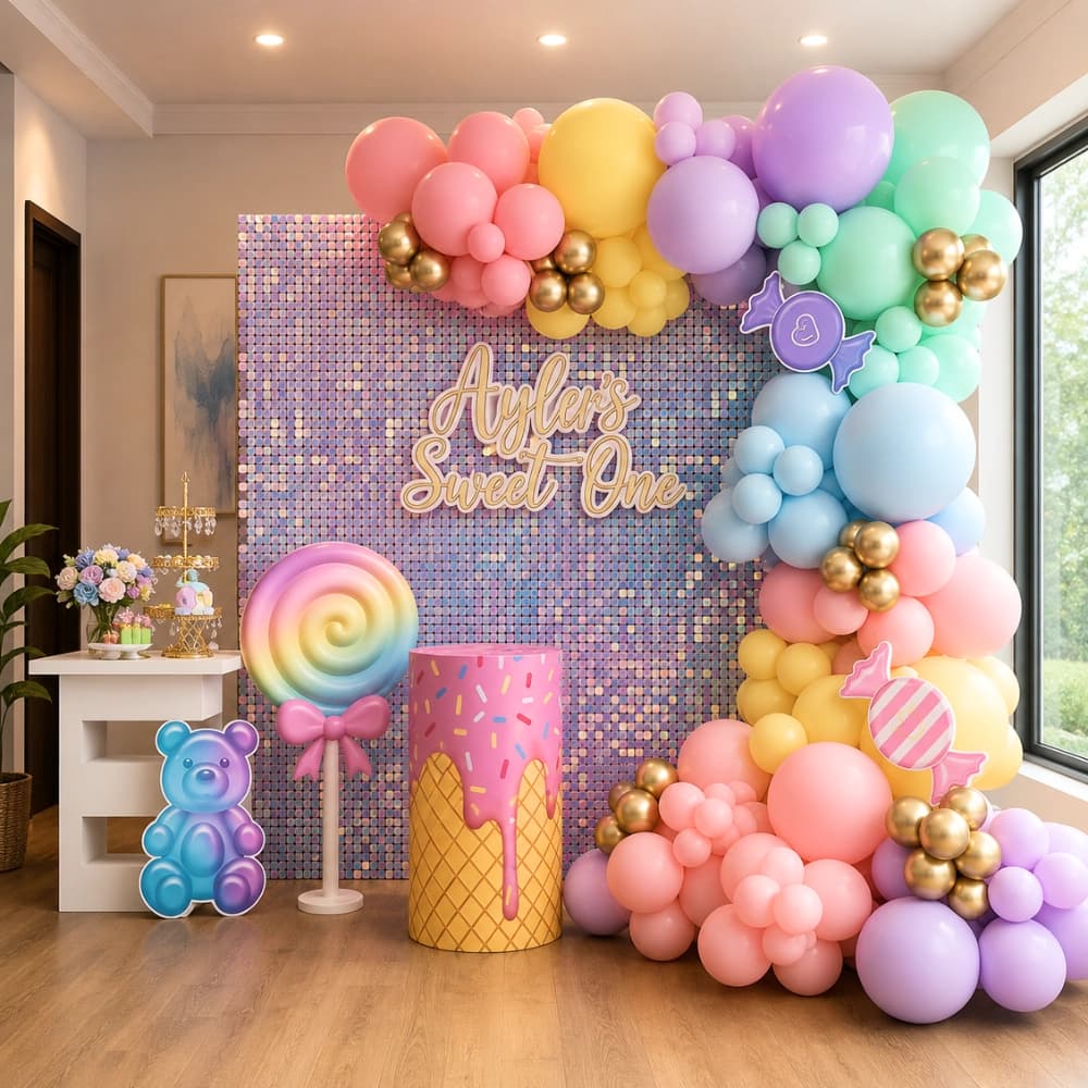 Candy Theme Stage Decoration