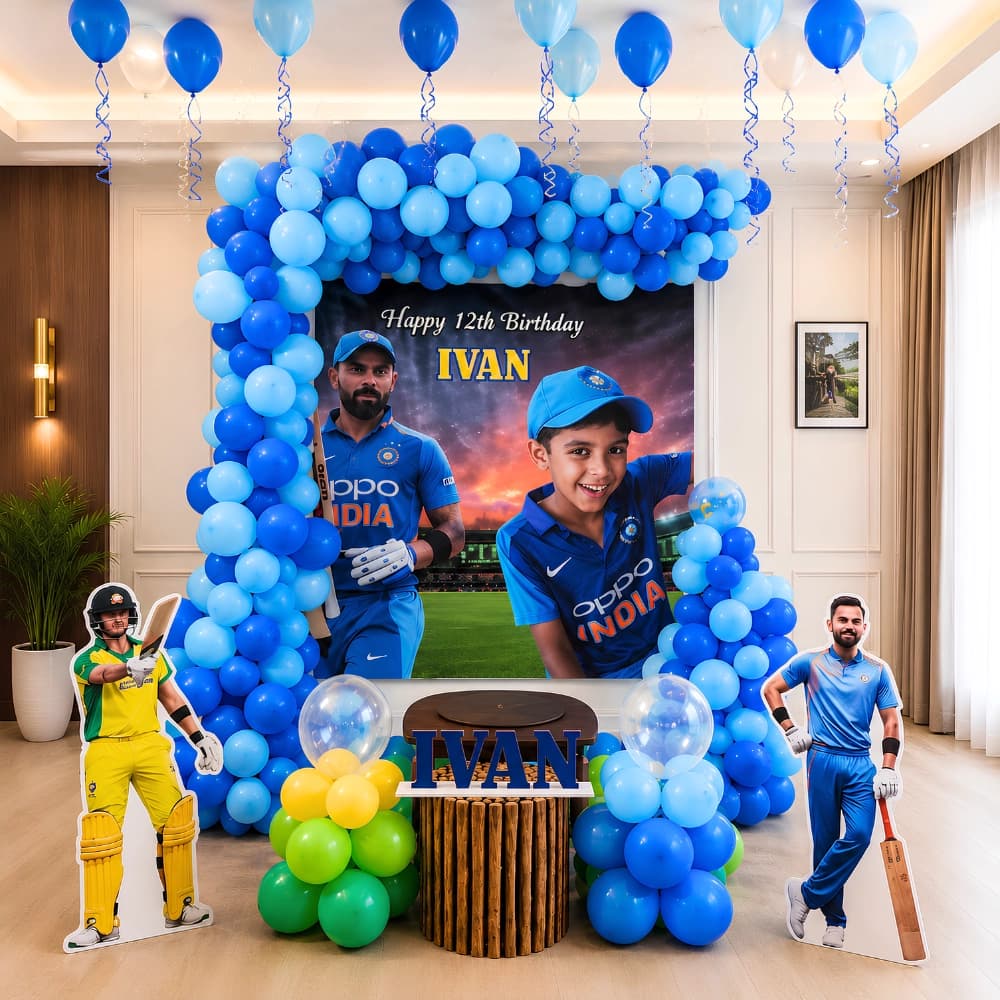 Cricket Theme Birthday Decor