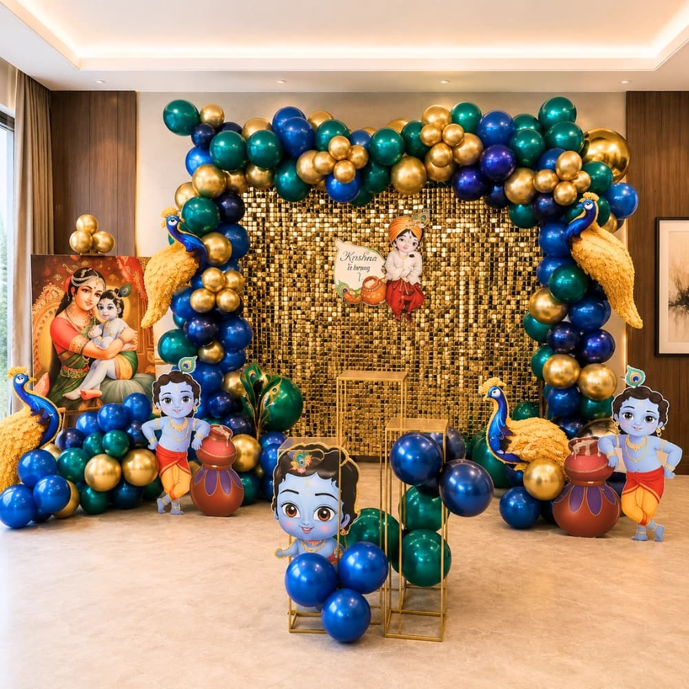 Krishna Theme Stage Decoration