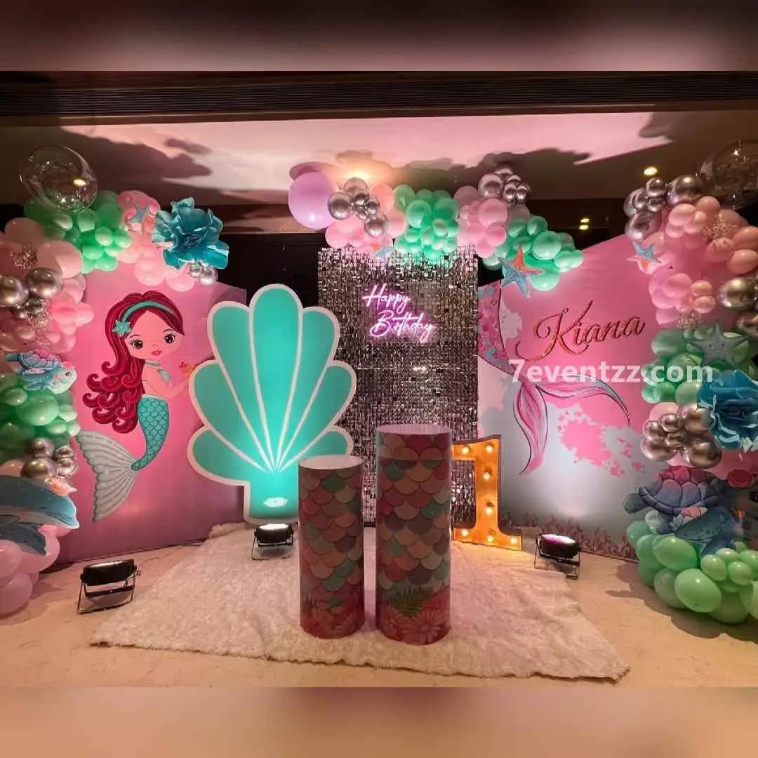 Mermaid Theme Stage Decoration