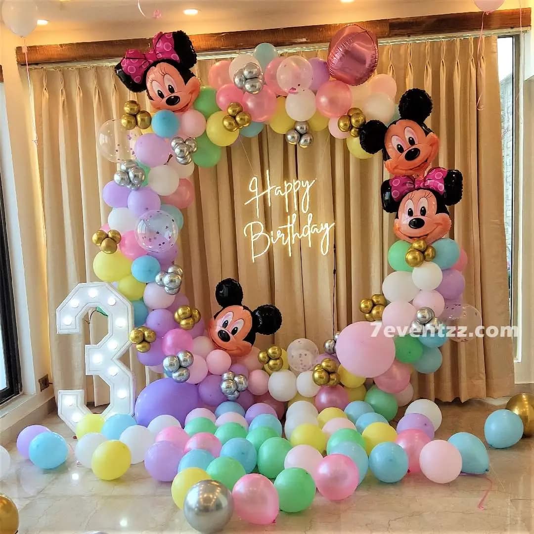 Mickey Minnie Ring Decoration