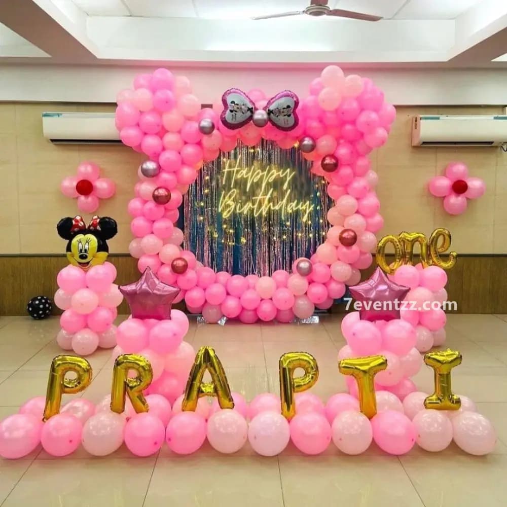 Minnie Mouse Birthday Decoration