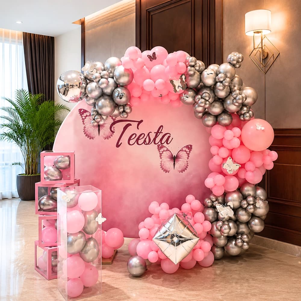 Pink And Silver Theme