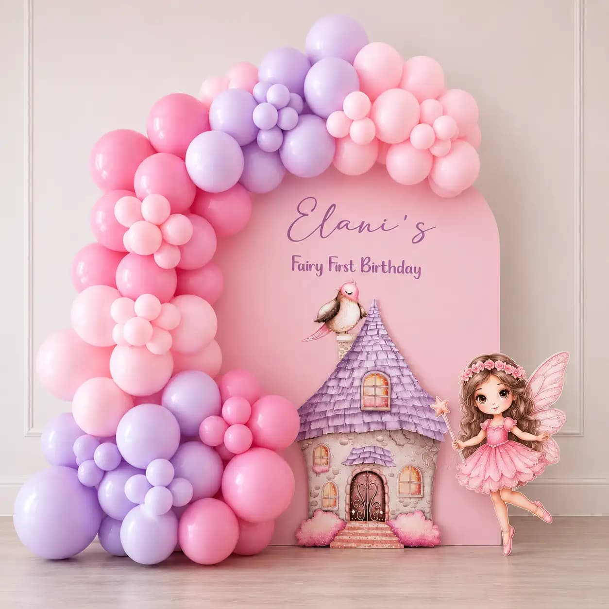 Premium Fairy Theme Birthday Decoration
