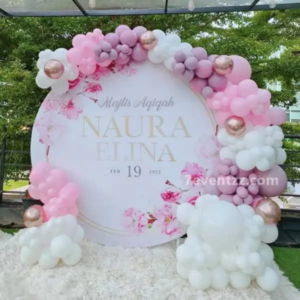 Pretty Pink White Decoration