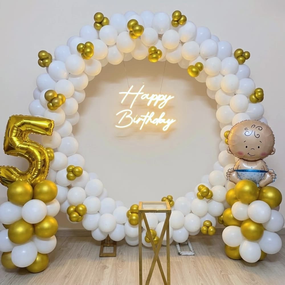 Ring Balloon Decoration For Birthday