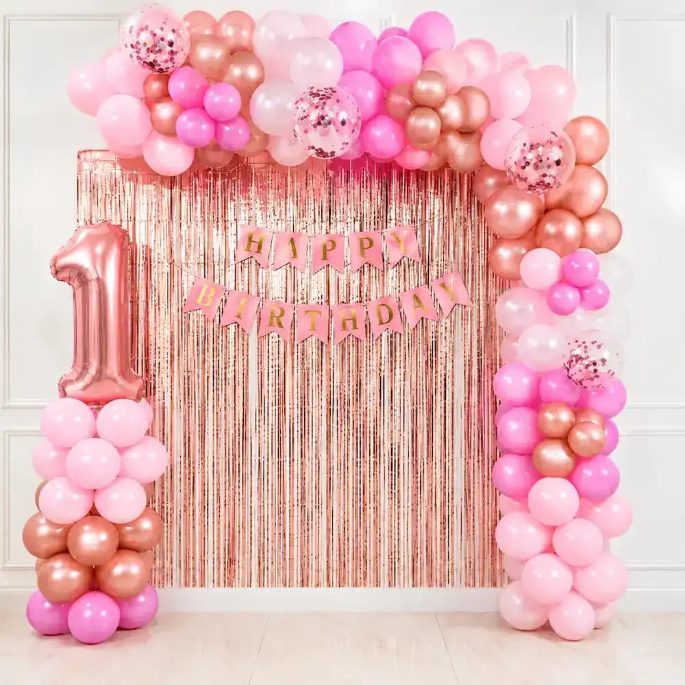 Simple Balloon Arch Decor