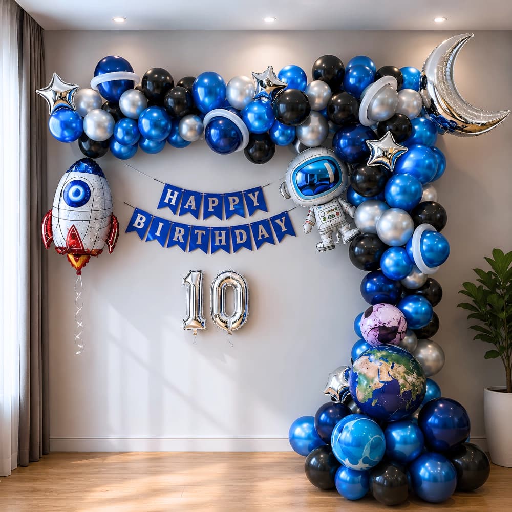 Simple Space Theme Decoration