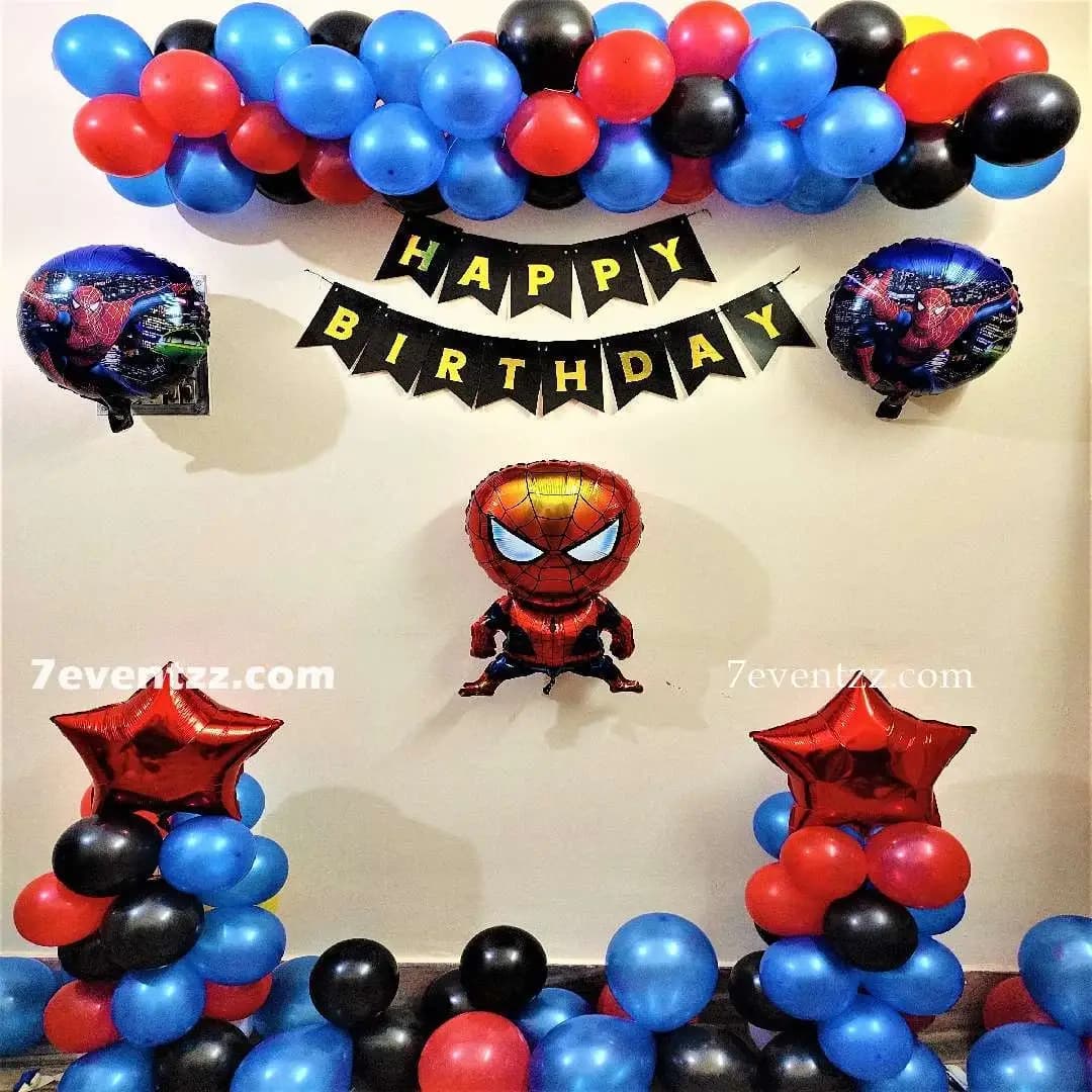 Spiderman Theme Decoration