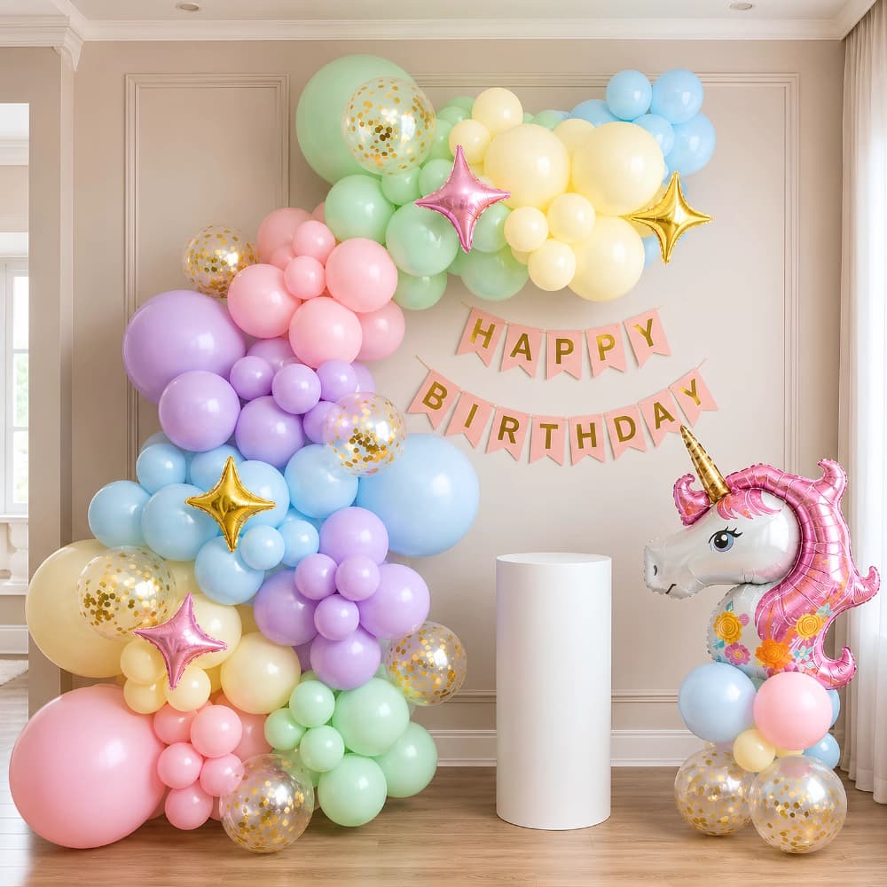 Unicorn Birthday Arch