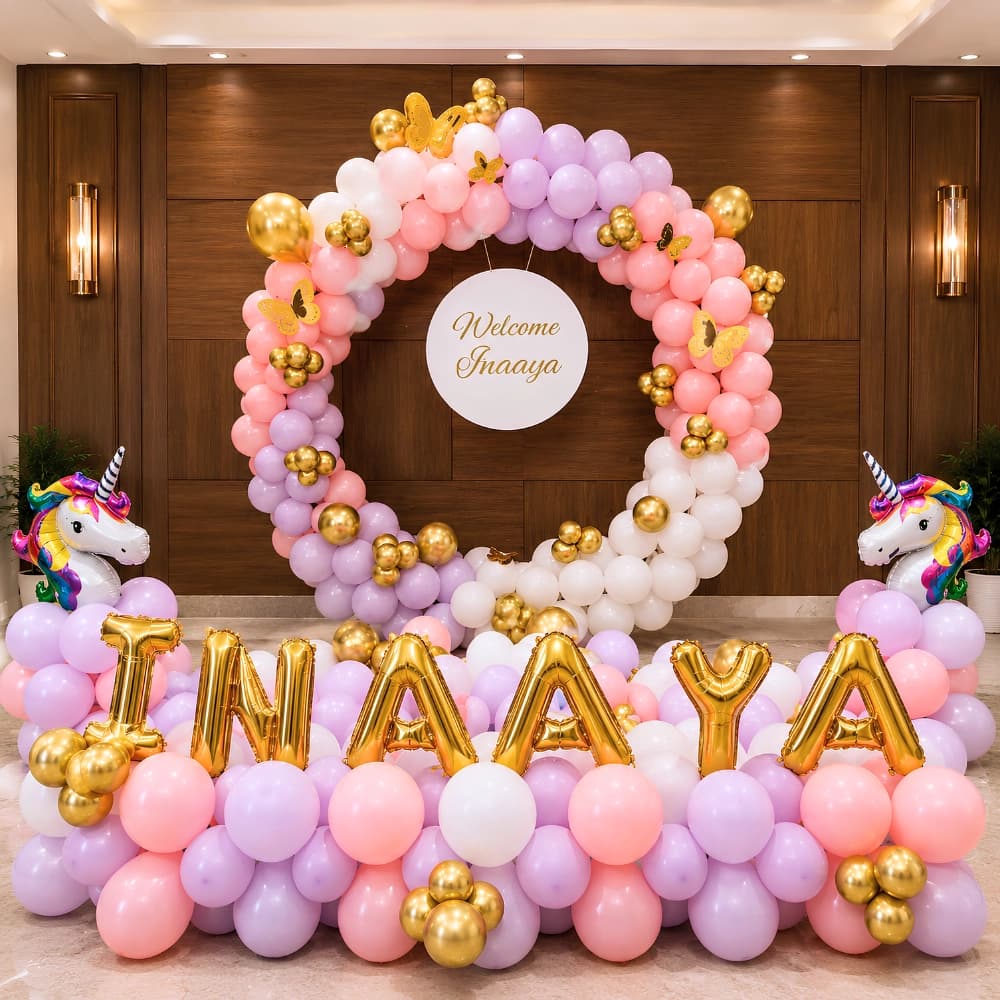 Unicorn Birthday Backdrop