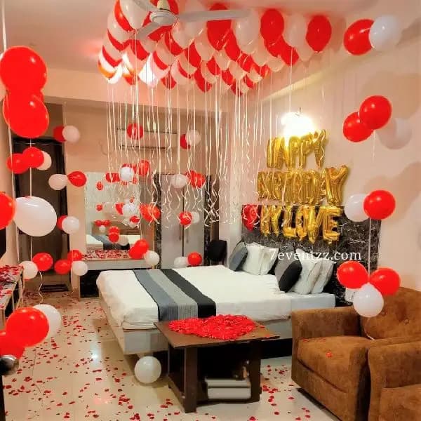 Room Decoration With Balloons